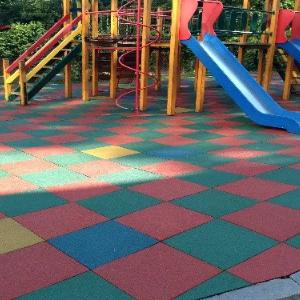 Резиновые плитки для детских площадок (РП)