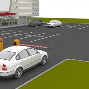 Автоматизация парковок, шлагбаумы