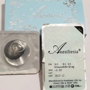Контактные линзы "Anesthesia Snowwhite Gray"