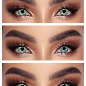 S2-423 BLUE  0.00  Цветные ГОЛУБЫЕ контактные линзы, для красоты. 1 Линза
