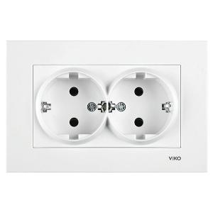 Soket er-xotin (2 o'rinli) topraklama, Karre seriyali