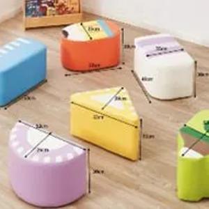 Мягкий детский табурет - канцелярские принадлежности JMS 044