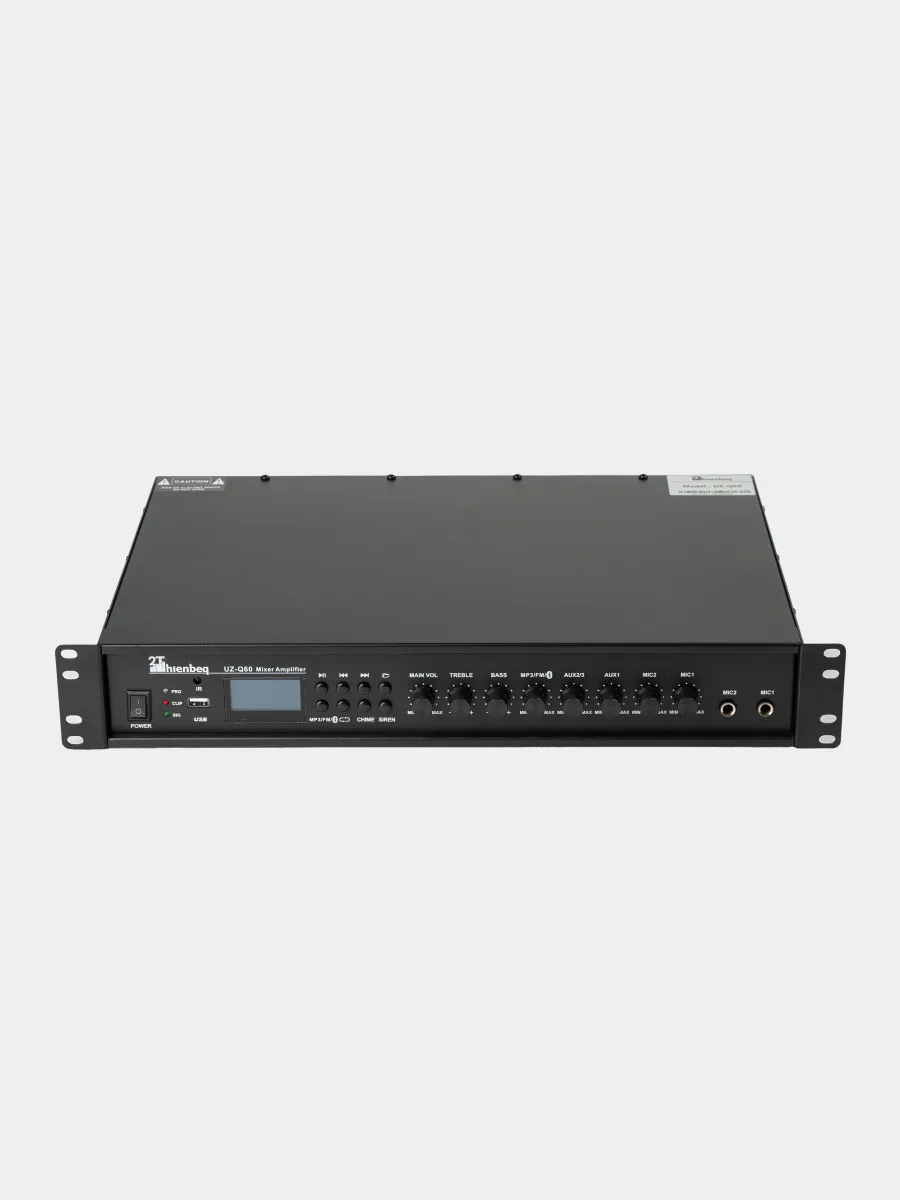 MP3, bluetooth, tyuner va displeyli mikser-kuchaytirgich, 60 Vt