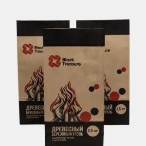 Древесный берёзовый уголь (1.5 кг)