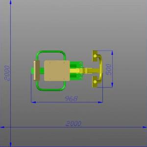 Ochiq mashq mashinasi "Leg Press" kodi 3012