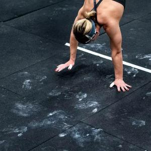 Резиновые плитки для фитнес клубов и зоны кроссфит (РП)