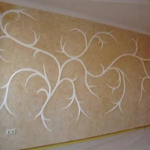 Dekorativ gips "AliMix" Dekor (oq)