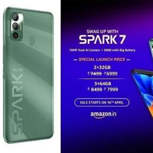 Смартфон Tecno Spark 7 2/32GB