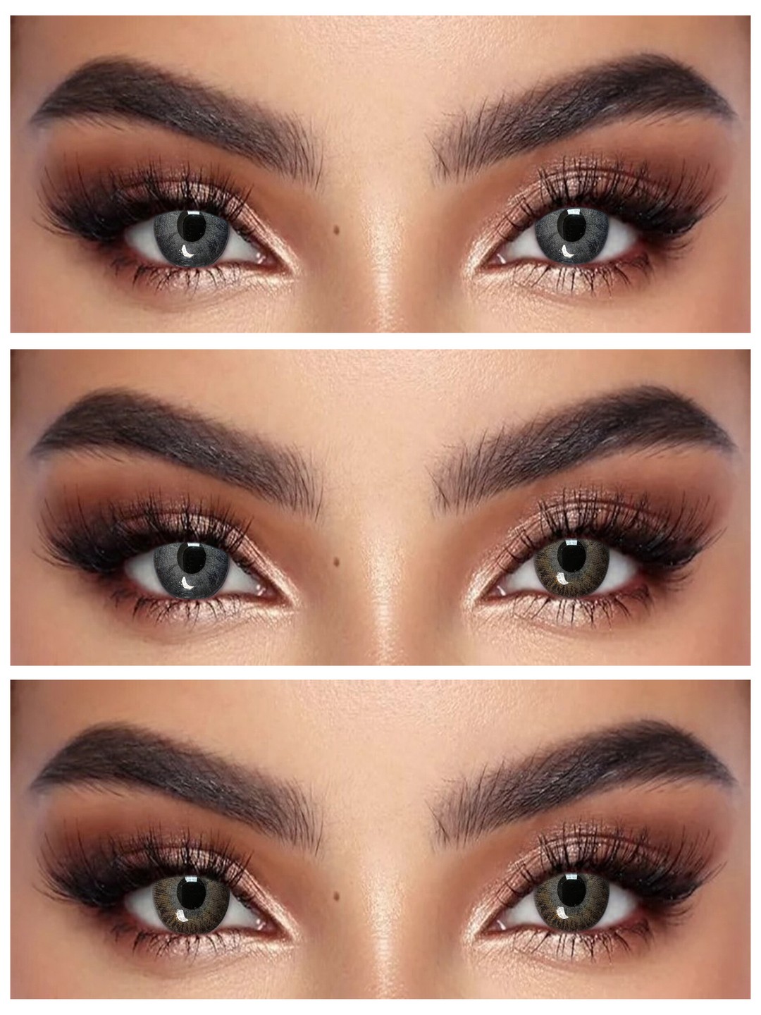 S3-677 CHESTNUT BROWN 0.00 Rangli QO‘NG‘IR linzalari, go‘zallik uchun. 1 dona linza