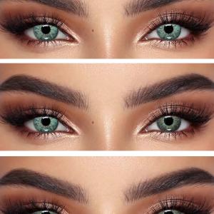 S3-661 SUGAR GRAY 0.00 Цветные СЕРЫЕ контактные линзы, для красоты. 1 Линза