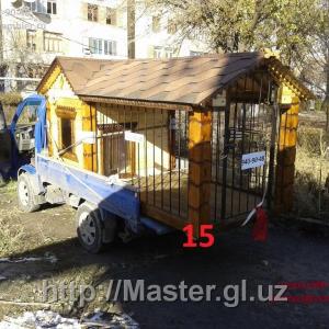 Вольер, будка, домик из металла и дерева