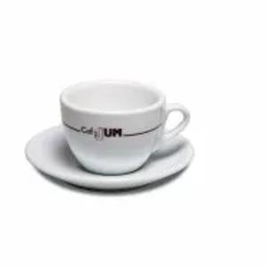 Кофейные чашки с блюдцами из фаянса, объем 125 мл.