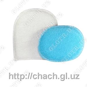 Мочалка детская мини-рукавичка без люффы