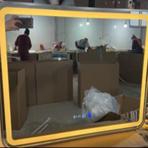 Kumush rang aqlli oyna 02, 60x80 sm