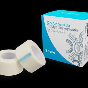 Qog'oz tagida tibbiy yopishtiruvchi gips