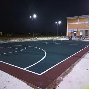 Резиновое покрытие для баскетбольной площадки