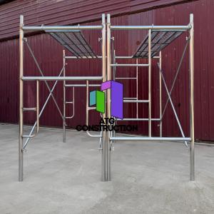 Леса строительные оцинкованные, с противоскользящим настилом