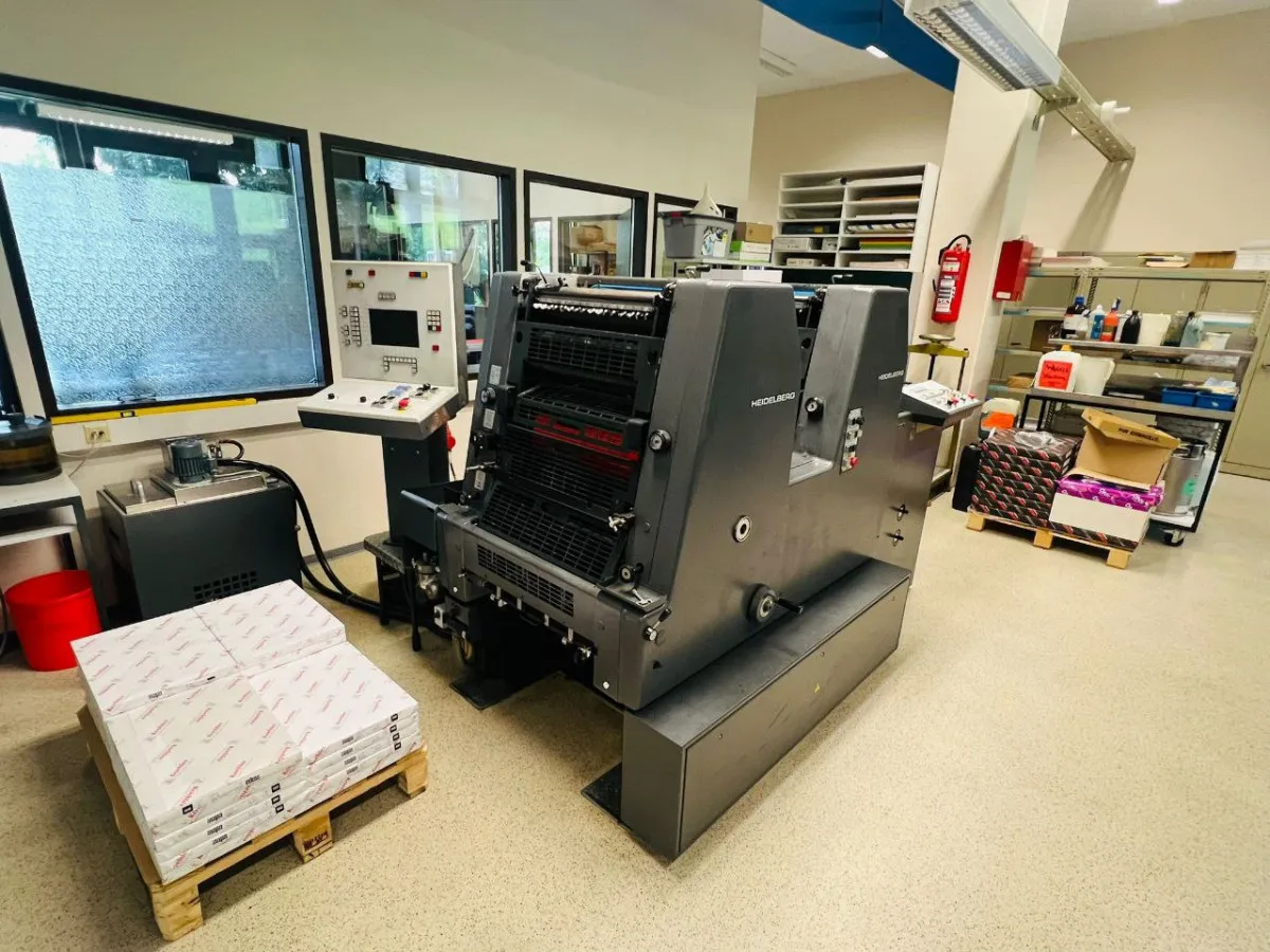 Heidelberg GTOZP52 S ofset bosma mashinasi CP Tronic displeyli