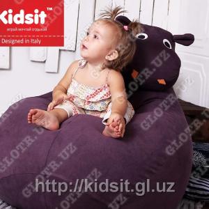 Дизайнерское детское бескаркасное кресло итальянской разработки Kidsit