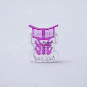 Suv gazi elektr hisoblagichlari uchun plastik raqamlangan muhrlar