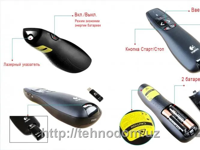 профессиональй Презентер Logitech R400