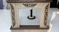 Камины из искусственного кварцевого камня