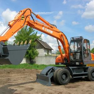 Колесный экскаватор E140W