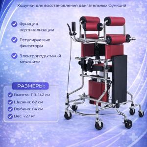 Реабилитационные ходунки, с полной поддержкой туловища и тормозной системой 