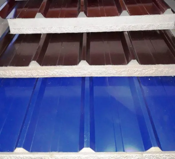 Sendvich panellar PPU, (ROOFING), qalinligi 100 mm