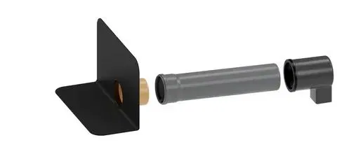 Воронка кровельная PLASTFOIL VORTEX D=160 мм, длина 350-450 мм