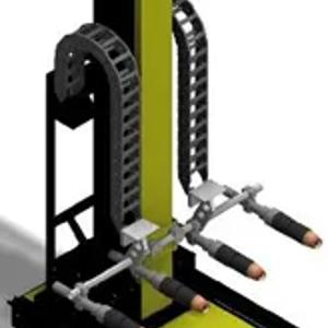 Двухосевой манипулятор для порошковой покраски