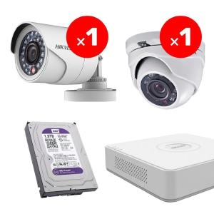 CCTV kameralari 2 kamera DVR