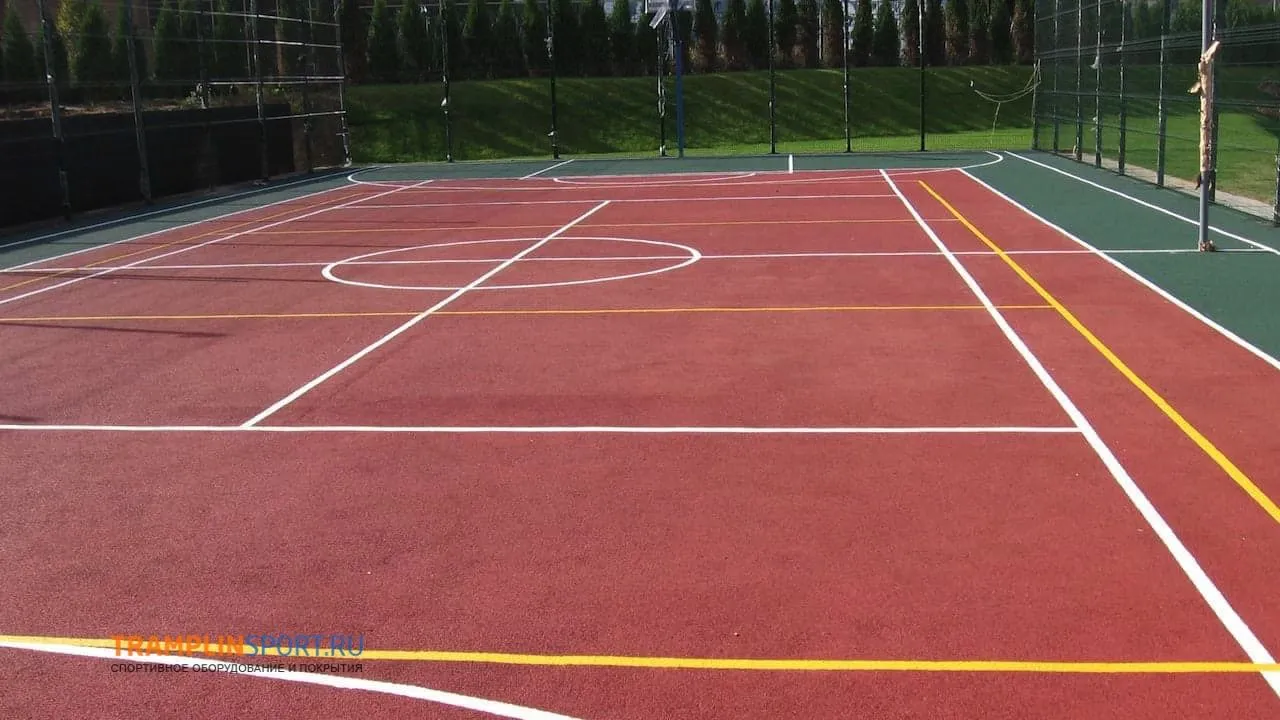 Basketbol maydoni uchun kauchuk qoplama