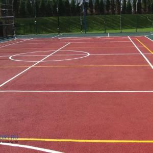 Резиновое покрытие для баскетбольной площадки