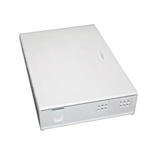 Кросс оптический настенный соединительный (микро-бокс), 6 соединений