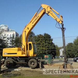 Hyundai markali g'ildirakli ekskavatorni ijaraga beramiz