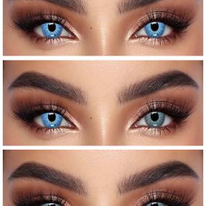 WFS-07 PURE HAZEL 0.00  Цветные ЖЁЛТЫЕ контактные линзы, для красоты. 1 Линза
