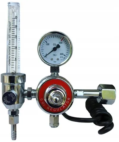 Regulyator (reduktor) argon / karbonat angidrid (isitish) karbonat angidrid - argon AR - CO2 36V/220V