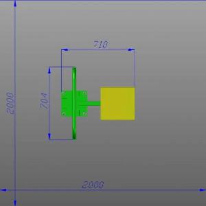 Уличный тренажер «Твистер» Код 3016