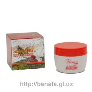 Selülitga qarshi krem ​​"Fleurs" Qattiqlashtiruvchi issiq krem