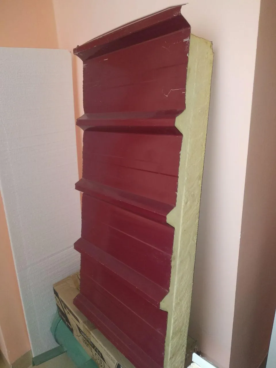 Sendvich panellar PPU, (ROOFING), qalinligi 100 mm