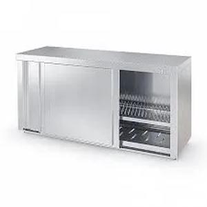 Полка закрытая для тарелок из нержавеющей стали АISI 201 толщиной 8 мм (INOSSI)