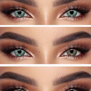  ANUNA BROWN 0.00 Цветные КАРИЕ контактные линзы, для красоты. 1 Линза