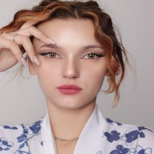 SIGNATURE 0.00 2PS  Цветные КАРИЕ контактные линзы, для красоты. 2 Линзы.