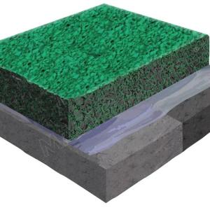 MASTERFIBRE SPORT sport maydonchalari uchun choksiz kauchuk pol qoplamasi