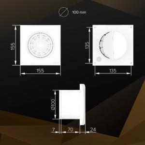 Silent yuk ventilyatori D100 turbo Diciti teskari ventili