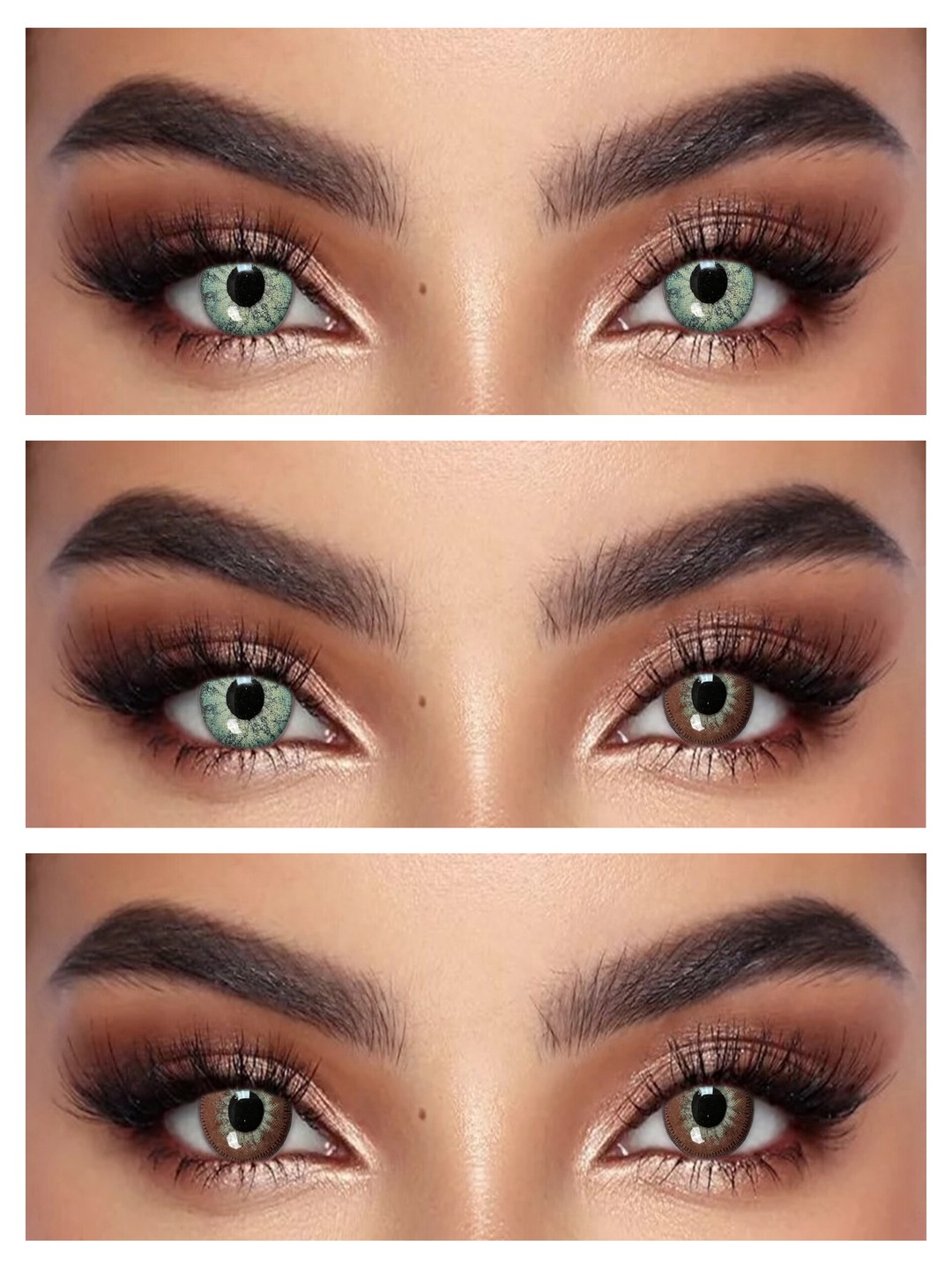 S2-362 CHESTNUT BROWN 0.00 Rangli QO‘NG‘IR linzalari, go‘zallik uchun. 1 dona linza