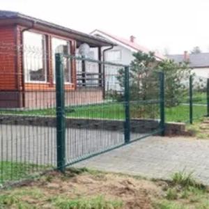 Евро сетка размер ширина 2,5м,  высота 1,2м, толщина проволока  3,8 мм  ячейка 7 см - 20 см