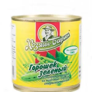 Yashil no'xat konservalangan sterillangan