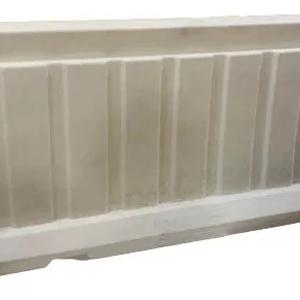 Дорожный блок барьер вкладывающийся 2000-750-500 мм белый